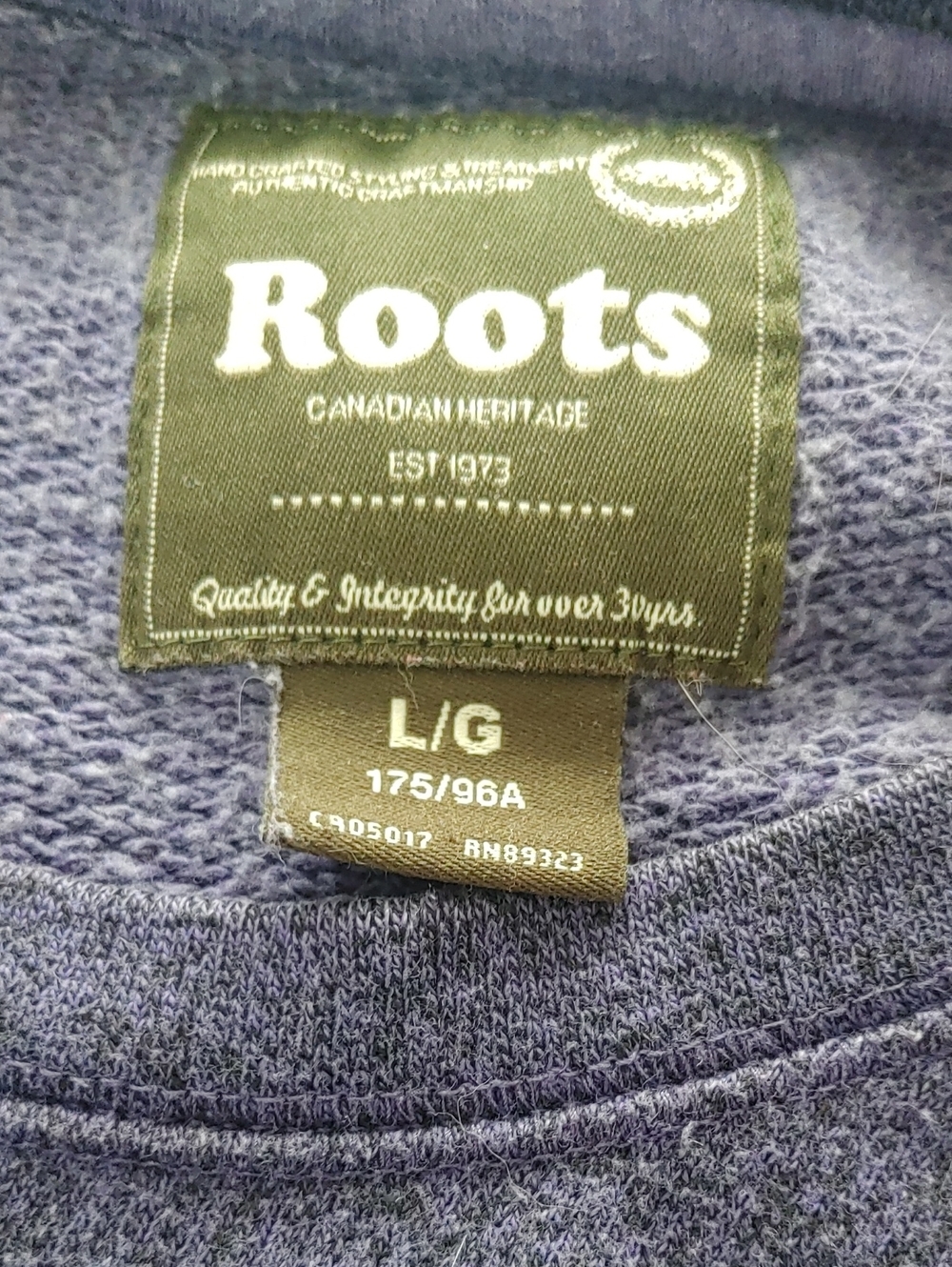 Women's Roots Sweatshirt | Size Large - Picture 3 of 4